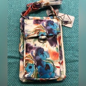 MUNDI vegan leather cross body wallet bag. Really pretty. NWT